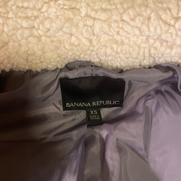 Banana Republic Sherpa Bomber Jacket - Picture 6 of 6